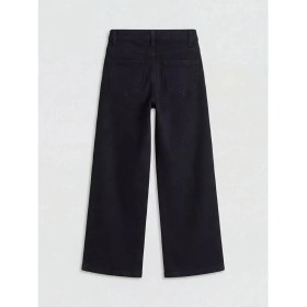 Resim LC Waikiki Lc Waıkıkı Siyah Wideleg Kız Çocuk Jean Pantolon 
