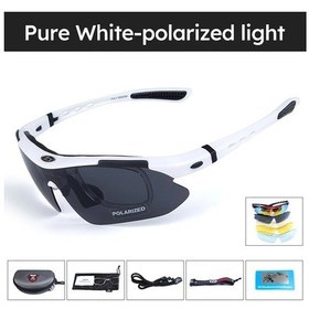 Resim Willowhaven 2025 Moda Bisiklet Gözlükleri Pure White Beşli Paket Hafif Ve Konforlu Farklı Senaryolar İçin 