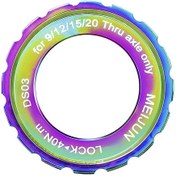 Resim Teltree Dağ Bisikleti Merkezi Kilitleme Disk Kilidi Kapağı - Alüminyum Alaşımlı, 9/12/15/20mm Eksen Uyumlu, Çok Renkli Ds03 