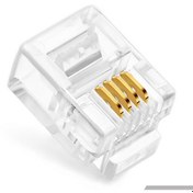 Resim Rj11 Konnektör Rj11 6P4C Konnektör Jack 100 Adet 