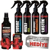 Resim İnterwax Interwax 4'lü Oto Bakım Seti 230 ml (INTERWAX IKİLİ SET 200 ML HEDİYE) 