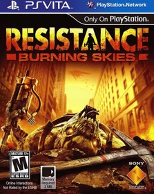 Resim Resistance Burning Skies Playstation Vita Oyun Orjinal PS Vita Oyun 