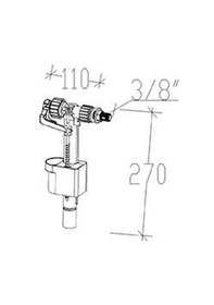 Resim Sıamp 95 Y Compact Gömme Rezervuar Flatör/ Şamadıra 