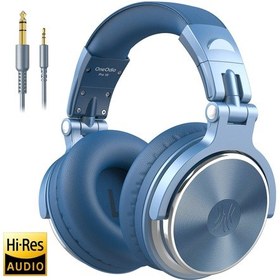 Resim Gök Mavisi Oneodio Pro 10 Kablolu Kulaklık Kulak Üstü Hi-res Ses Kablolu Kulaklık Mikrofonlu Studio Dj Stereo Kulaklık 3.5mm/6.35mm 