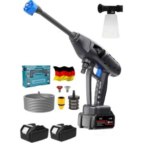 Resim SCHUTZENGER 988V Dx Çift Akülü Şarjlı Yüksek Basınçlı Oto Araba Bahçe Yıkama ve Temizleme Tabancası Makinesi 