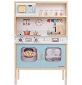 Resim Rozitoys Ledli Ahşap Oyuncak Montessori Çocuk Mutfağı - Hediye Halı DBG102 