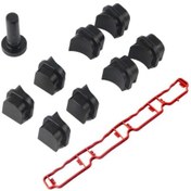 Resim 06f133201p Emme Manifoldu Çalıştırma Kapağı Silme Contası Girdap Valfi Tertibatı Seat Ea113 2.0 Tfsı -021 A Siyah Kırmızı 