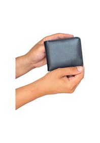 Resim Premium Serisi Özel Kutulu Lüks Deri Klasik Cüzdan Kemer Kartlık Ve Çakmak Erkek Seti Lacivert 