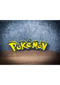 Resim Pokemon Logo Masaüstü Aksesuar - Koleksiyon Için Şık Aksesuar 