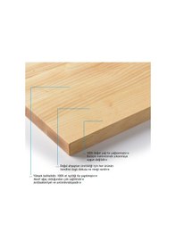 Resim Masif Ahşap Dişbudak Ağacı Kesme Tahtası 