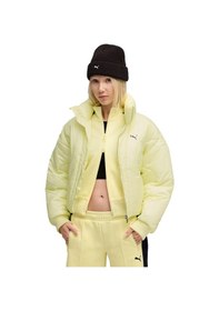 Resim Puma Dare To Puffer Kadın Sarı Günlük Stil Mont 63217335 1767319 Sari 