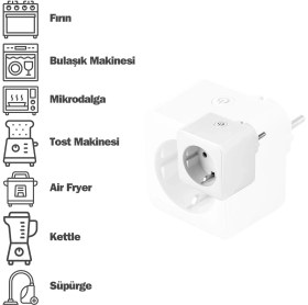 Resim TECKIN 4 Adet Uzaktan Telefonla Kumanda Edilen Akıllı Priz - Wifi'li 