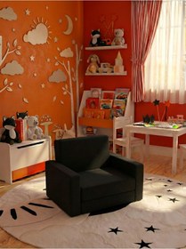 Resim Çocuk Koltuğu Komple Sünger Katlanabilir Yataklı Minder Yatak 0-4 Yaş Soho Siyah Standart 