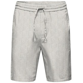 Resim Only & Sons Onslinus Life 0006 Linen Mix Short Erkek Şort-26446 - S Beyaz 