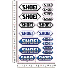 Resim Shoeı Kask Sticker Set 