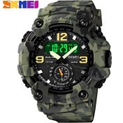 Resim Skmei 1637 Erkek Kol Saati Yeşil Spor Saat 