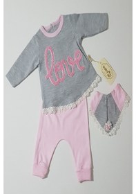 Resim Subebek Babyim 0-6 Ay Kız Bebek 3 Lü Takım (395010892) 