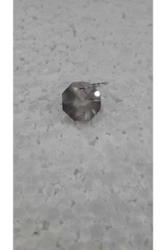 Resim ADA AVİZE 14 Mm Füme Octagon Işlenmiş Avize Taşı 10 Adet 