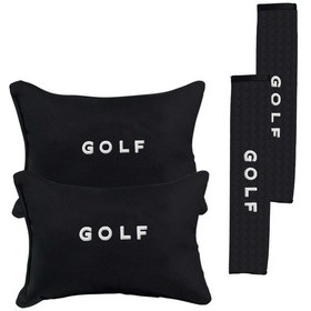 Resim Volkswagen Golf Nakışlı Otomind Boyun Yastığı Seti 