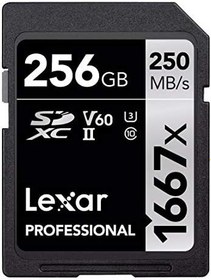 Resim Lexar Professıonal 256 Gb 1667X Sdxc Hafıza Kartı (250Mb/S-90Mb/S) 