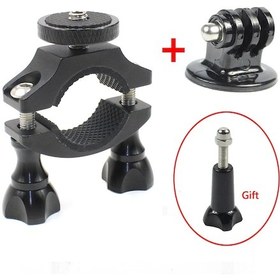 Resim Klipsli Plastik Adaptör-bisiklet Bisiklet Gidon Kelepçe Dağı Klip Kamera Tutucu 1/4 "tripod Adaptörü Gopro Hero 10 9 İnst360 İçin Bir Djı Osmo Eylem 