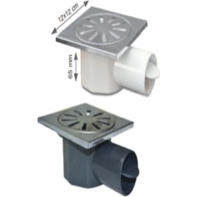 Resim Paslanmaz Krom Çekvalfli Yer Süzgeci 