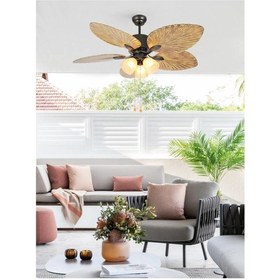 Resim Dlc Oklahoma 132cm Tavan Vantilatörü Kahverengi 