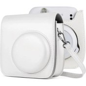 Resim Ykd Store Fujıfılm Instax Mini 11 Için Deri Kamera Çantası Siyah (Yurt Dışından) 