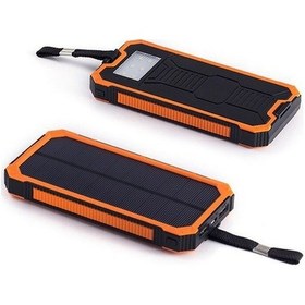 Resim Novahub 20000mah Güneş Enerjili Şarj Cihazı, Çift Usb, Led Fener, Dış Mekan Kullanımı İçin Mükemmel 