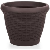 Resim Serinova Hasır Saksı No:1 Antrasit 