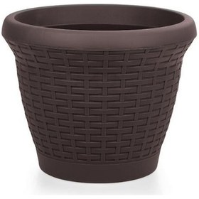 Resim Serinova Hasır Saksı No:1 Antrasit 