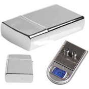 Resim Diamond Zippo Çakmak Şeklinde Kutulu Mini Cep Hassas Dijital Terazi (200gr-0.01) 