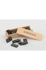 Resim Hereveoyuncak Ahşap Kutulu Domino Oyunu Modell 2 