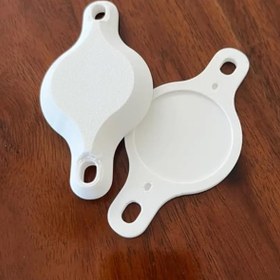 Resim Mizaku Bisiklet Suluk Arkasına Takılan Tutucu Kılıf Airtag ile Uyumlu (Beyaz) 