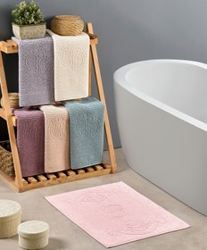 Resim Desenli Ayak Havlusu 1 Adet - Krem 