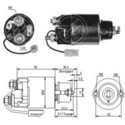 Resim ZM 12v Marş Otomatiği Nıppon Denso Tipi Suzukı Carry 