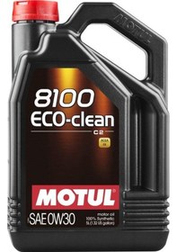 Resim Motul 8100 Eco-Clean 0W-30 C2 Tam Sentetik Motor Yağı 5 L 