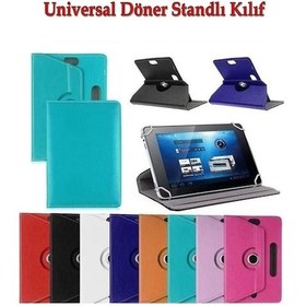 Resim Lenovo Uyumlu Tab E8 8" Universal Dönerli Standlı Tablet Kılıf 