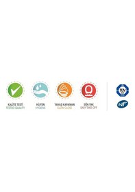 Resim Akdeniz Yavaş Kapanır Klozet Kapağı 