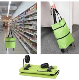 Resim Eco Lounge Alışveriş Çantası Katlanabilir Pazar Arabası Tekerlekli Pazar Arabası Katlanabilir 