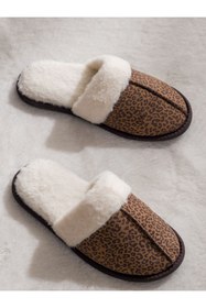 Resim LC Waikiki Karışık Leopar Desenli Kadın Ev Terliği 
