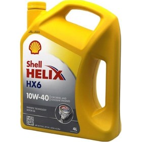 Resim Shell Helix HX6 10W-40 Sentetik Motor Yağı 4 L 