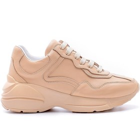Resim Kadın Deri Sneaker 