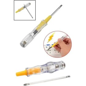 Resim Kontrol Kalemi Çift Başlıklı Şeffaf Elektrik Testi Değişken Uçlu Nemere 