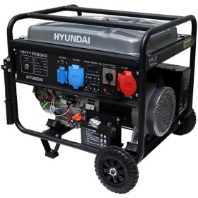 Resim Hyundai HHY12000ED Dual Power Jeneratör 10 Kw 220V/380V Marşlı 27L Bakır Sargı 