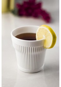 Resim Akrilik Beyaz Tekli Kısa Bardak & Su Meşrubat Kahve Yanı Bardağı 300 Ml Cam Değildir Beyaz 