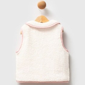Resim U.S. Polo Assn. U.s. Polo Assn Kız Bebek Krem Yelek Krem 