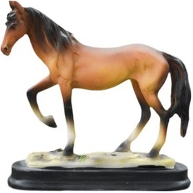 Resim Suntek At Heykeli Hayvan Koleksiyonu Reçine Yaratıcı 10x3,5x10 Cm 