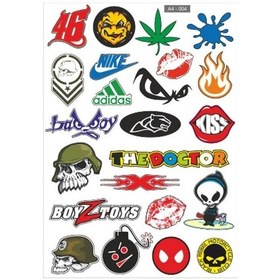 Resim Sevenkardeşler A4 Sticker 004 Tek Paket Çoklu Sticker 