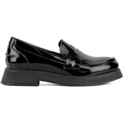 Resim Elit Rchr33114 Kadın Hakiki Deri Casual Ayakkabı Siyah Siyah 